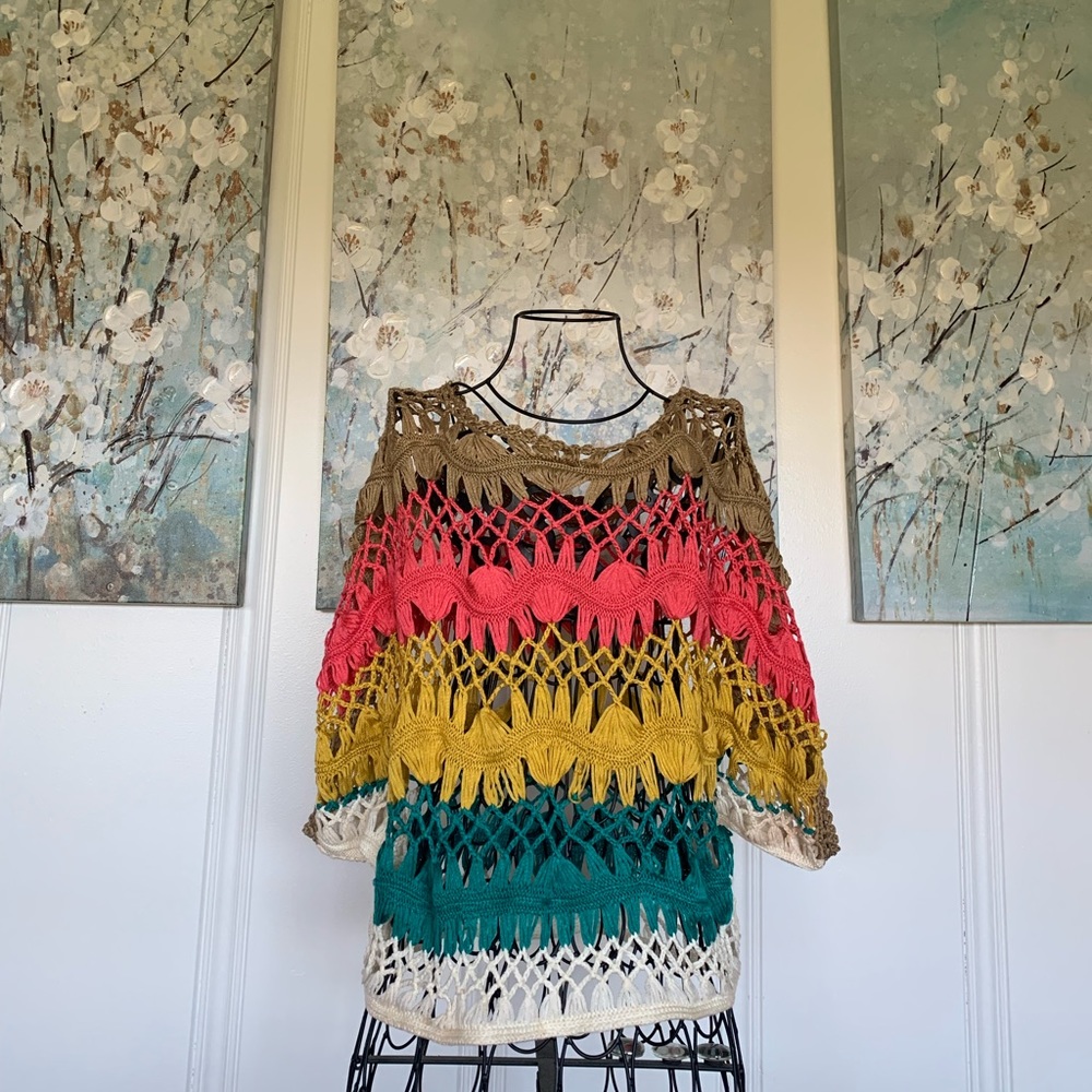 Crochet baggy t-shirt